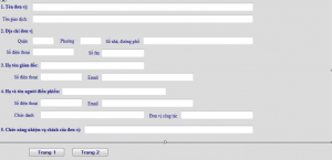 cắt HTML form nhập liệu