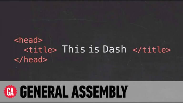 Tự học thiết kế website với Dash General assembly