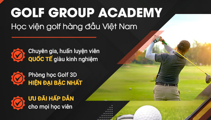 Trung tâm học đánh golf chuyên nghiệp Golf Group Academy