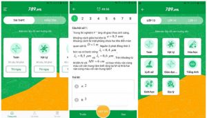 Phần mềm thi online trên điện thoại - 789.vn