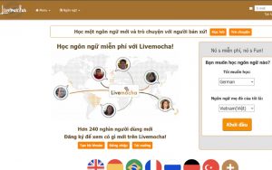 Trang web Livemochas.com