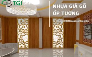 nhựa giả gỗ ốp tường TGI