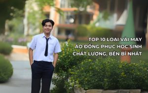 vải may áo đồng phục học sinh