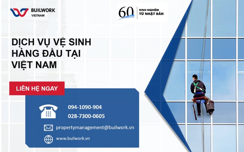 Công ty dọn vệ sinh công nghiệp Builwork Việt Nam