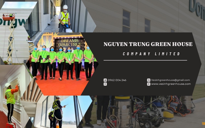 Công ty vệ sinh công nghiệp Nguyên Trung Green House