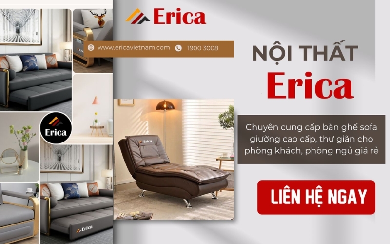 Công ty nội thất Erica - Chuyên cung cấp ghế sofa cao cấp