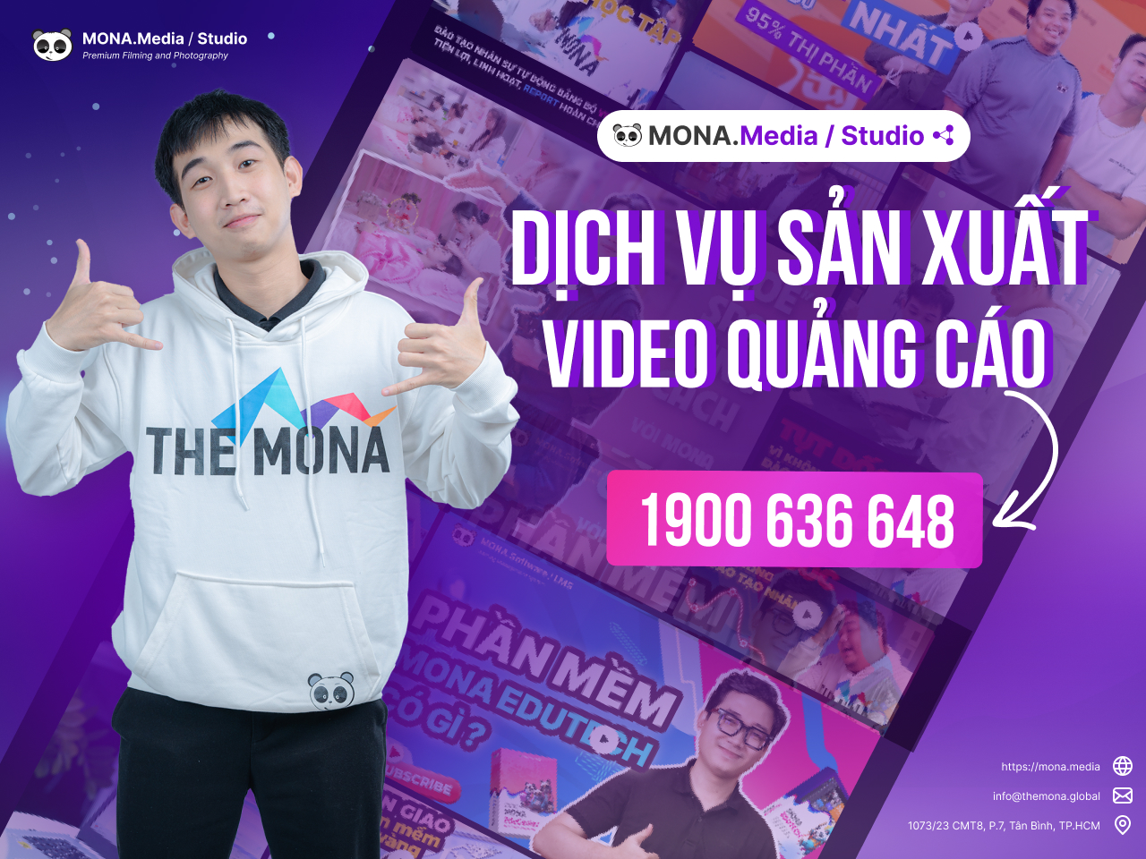 dịch vụ quay video quảng cáo tại Mona Media