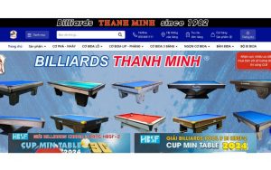 đơn vị cung cấp bàn bida Billiards Thanh Minh